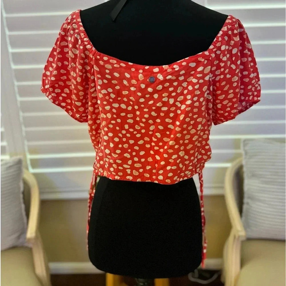 NWT | ROXY | Dear Amor Ruched Crop Top - Size XL - Picture 7 of 8